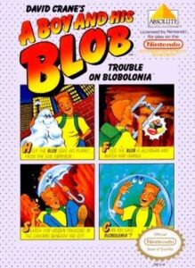 A Boy and His Blob: Trouble on Blobolonia NES box art