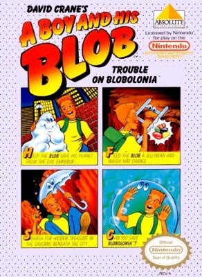 A Boy and His Blob: Trouble on Blobolonia NES box art