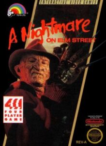 A Nightmare on Elm Street NES box art