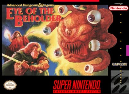 Advanced Dungeons & Dragons: Eye of the Beholder SNES box art