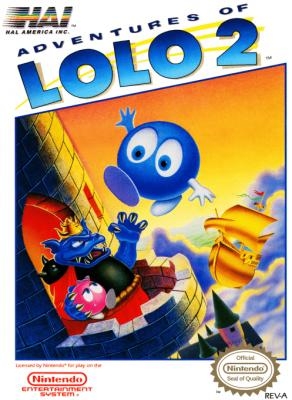 Adventures of Lolo 2 NES box art