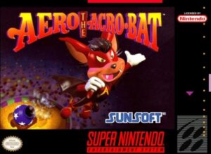 Aero the Acro-Bat SNES box art