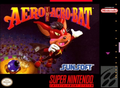 Aero the Acro-Bat SNES box art