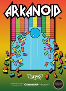 Arkanoid NES box art
