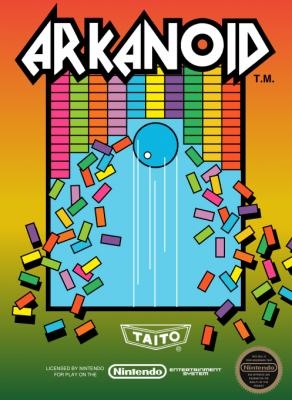 Arkanoid NES box art