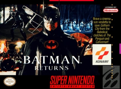 Batman Returns SNES box art