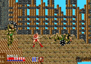 Golden Axe II Genesis box art