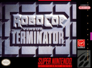 RoboCop versus The Terminator SNES box art