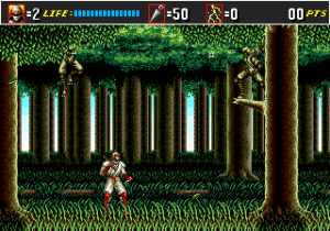 Shinobi III: Return of the Ninja Master Genesis box art