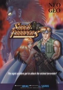 Shock Troopers Arcade box art