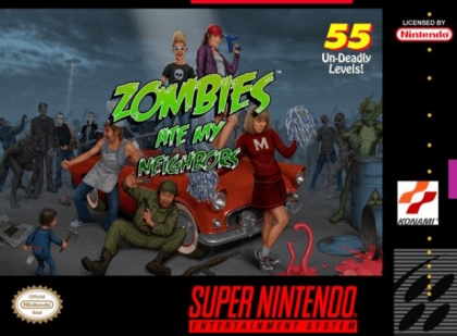 Zombies Ate My Neighbors SNES box art